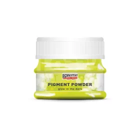 Pentart Pigmentpor GLOW világoszöld 12 g 34353