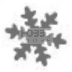 Formalyukasztó 38 mm, Hópehely 1 - 34403