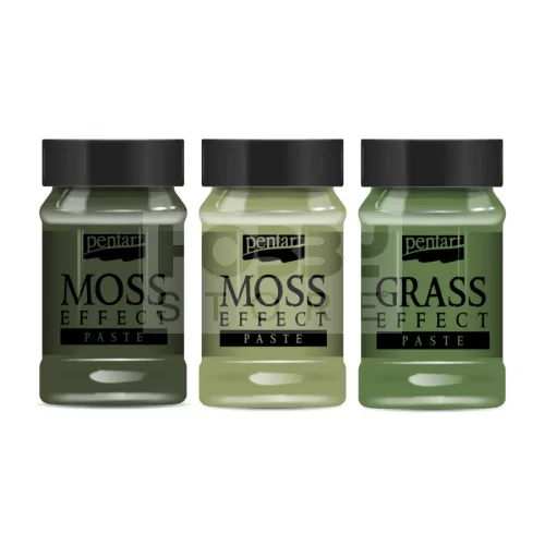 Pentart Moha hatás paszta (Moss & Grass Effect Paste) - világoszöld 34742