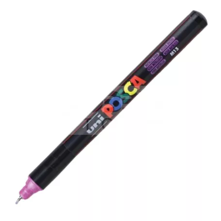 UNI POSCA PC-1MR METÁL RÓZSASZÍN színű tűhegyű dekormarker-filctoll 0.7 mm - 34747U