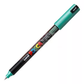  UNI POSCA PC-1MR METÁL ZÖLD színű tűhegyű dekormarker-filctoll 0.7 mm - 34750U