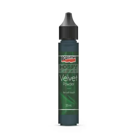 Pentart Bársonypor zöld 30 ml 34797