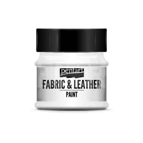 Pentart Textil és bőrfesték fehér 50 ml 34799