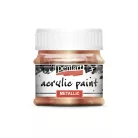 Pentart Metál antikréz színű akrilfesték - hobbi festék 50 ml 3496