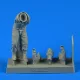 Aerobonus Kriegsmarine WWII sailor for German schnellboats,German Human Torpedoes – 1:35 figura (350004) makett