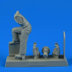   Aerobonus Kriegsmarine WWII sailor for German schnellboats,German Human Torpedoes – 1:35 figura (350006) makett