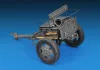 MiniArt German Artillery Tractor T-70 & Gun FK 288 w/crew – 1:35 harcjármű makett