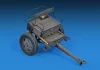 MiniArt German Artillery Tractor T-70 & Gun FK 288 w/crew – 1:35 harcjármű makett