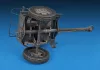 MiniArt German Artillery Tractor T-70 & Gun FK 288 w/crew – 1:35 harcjármű makett
