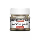 Pentart Metál csillogó arany színű akrilfesték - hobbi festék 50 ml 3504