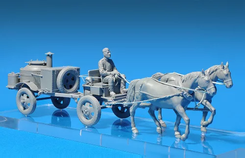 MiniArt Horses drawn field kitchen KP-42 – 1:35 dioráma-kiegészítő