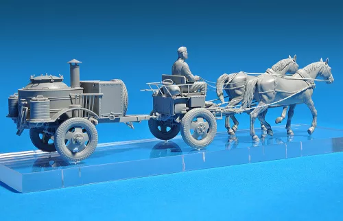 MiniArt Horses drawn field kitchen KP-42 – 1:35 dioráma-kiegészítő