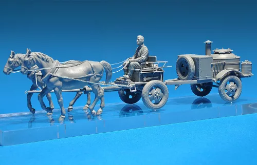 MiniArt Horses drawn field kitchen KP-42 – 1:35 dioráma-kiegészítő