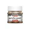 Pentart metál akrilfesték - csillogó bronz 50 ml
