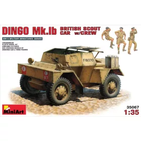   MiniArt British Scout Car Dingo MK. 1b – 1:35 harcjármű makett