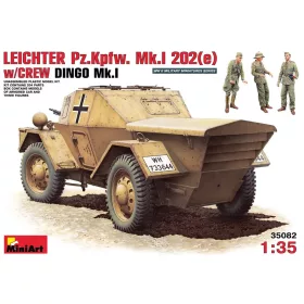   MiniArt Leichter Pz.Kpfw. MkI 202(e) w/crew – 1:35 harcjármű makett