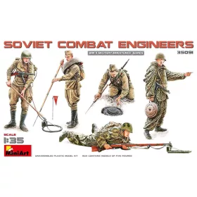 MiniArt Soviet Combat Engineers – 1:35 figura makett