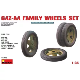   MiniArt GAZ -AA Family Wheels set – 1:35 makett-kiegészítő