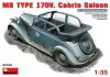 MiniArt MB TYPE 170V  Cabrio Saloon – 1:35 autó makett
