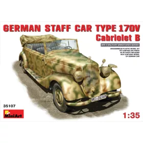   MiniArt German Staff Car MB 170V. Cabriolet – 1:35 autó makett