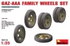 MiniArt GAZ-AAA Family Wheels set – 1:35 makett-kiegészítő