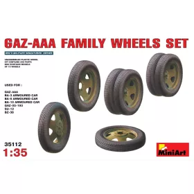   MiniArt GAZ-AAA Family Wheels set – 1:35 makett-kiegészítő