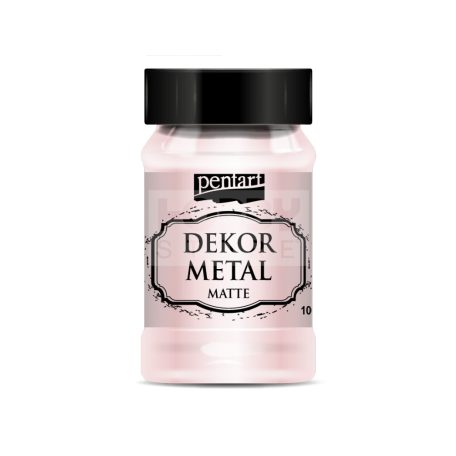 Pentart Dekormetál matt festék rózsaarany 100 ml 35122