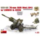 MiniArt USV-BR 76-mm Gun Mod.1941 w/Limber & Crew – 1:35 löveg makett