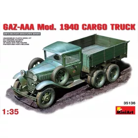   MiniArt GAZ-AAA. Mod. 1940. Cargo Truck – 1:35 teherautó makett