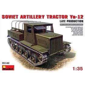   MiniArt Ya-12 Late Prod. Soviet Artillery Tractor – 1:35 munkagép makett