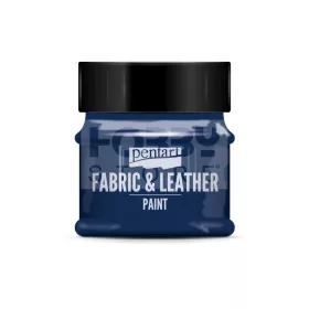 Pentart Textil és bőrfesték csillogó kék 50 ml 35143