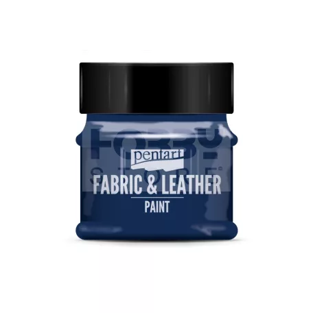Pentart Textil és bőrfesték csillogó kék 50 ml 35143