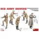 MiniArt Red Army Drivers – 1:35 figura makett
