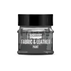 Pentart Textil és bőrfesték csillogó grafit 50 ml 35146