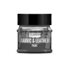 Pentart Textil és bőrfesték csillogó grafit 50 ml 35146