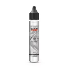Pentart Bársonypor fehér 30 ml 35147