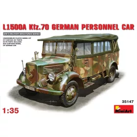  MiniArt L1500A (Kfz.70) German Personnel Car – 1:35 autó makett