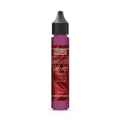 Pentart Bársonypor piros 30 ml 35150