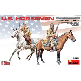 MiniArt U.S. Horsemen. Normandy 1944 – 1:35 figura makett