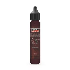 Pentart Bársonypor sötétbarna 30 ml 35152
