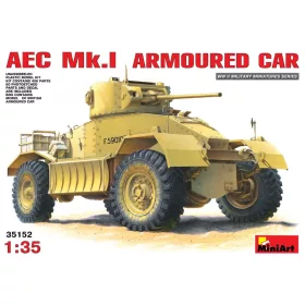 MiniArt AEC Mk 1 Armoured Car – 1:35 harcjármű makett
