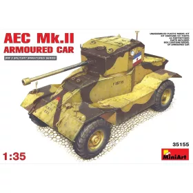 MiniArt AEC Mk 2 Armoured Car – 1:35 harcjármű makett