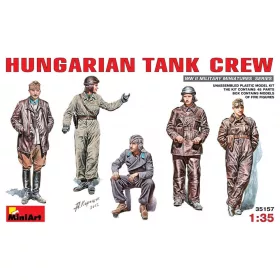 MiniArt Hungarian Tank Crew – 1:35 figura makett