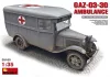 MiniArt GAZ-03-30 Ambulance – 1:35 teherautó makett
