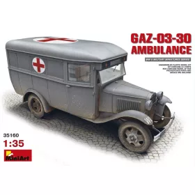 MiniArt GAZ-03-30 Ambulance – 1:35 teherautó makett