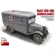MiniArt GAZ-03-30 Ambulance – 1:35 teherautó makett