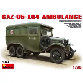 MiniArt GAZ-05-194 Ambulance – 1:35 teherautó makett