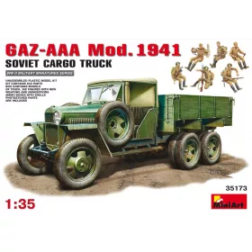   MiniArt GAZ-AAA  Cargo Truck Mod. 1941 – 1:35 teherautó makett