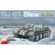 MiniArt SU-85 Mod. 1943 (Early Production) w/Crew – 1:35 harcjármű makett