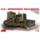 MiniArt U.S. Armoured Buldozer – 1:35 munkagép makett